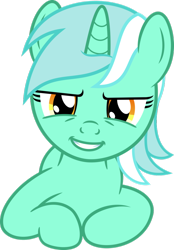 Size: 746x1072 | Tagged: safe, artist:vaderpl, imported from derpibooru, lyra heartstrings, pony, unicorn, .svg available, female, mare, simple background, smirk, solo, transparent background, vector