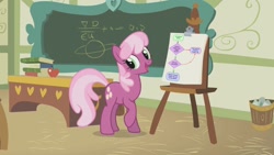 Size: 1280x720 | Tagged: safe, imported from derpibooru, cheerilee, alicorn drama, cheerilee's clipboard meme, drama, exploitable meme, female, flowchart, meme, ponyville schoolhouse, solo, vulgar