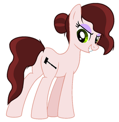 Size: 417x425 | Tagged: safe, artist:unoriginai, imported from derpibooru, oc, oc only, earth pony, pony, evil grin, gavel, solo