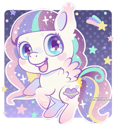 Size: 473x517 | Tagged: safe, artist:miss-glitter, imported from derpibooru, oc, oc only, pegasus, pony, female, mare, solo