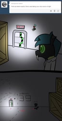 Size: 642x1244 | Tagged: safe, artist:firehazard14, imported from derpibooru, oc, oc only, changeling, drstrangeling, tumblr