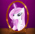 Size: 1044x1000 | Tagged: safe, artist:oliminor, imported from derpibooru, fleur-de-lis, eyelashes, eyeliner, female, magic, makeup, mirror, perfume, reflection, solo