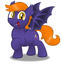 Size: 2155x2242 | Tagged: safe, artist:aleximusprime, imported from derpibooru, oc, oc only, bat pony, pony, simple background, solo, transparent background