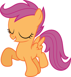 Size: 544x594 | Tagged: safe, artist:uxyd, imported from derpibooru, scootaloo, pegasus, pony, flight to the finish, .svg available, eyes closed, female, simple background, solo, svg, transparent background, vector