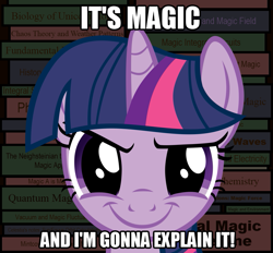 Size: 927x861 | Tagged: safe, artist:jlryan, imported from derpibooru, twilight sparkle, book, female, image macro, solo