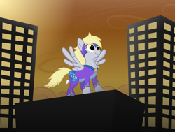 Size: 1860x1405 | Tagged: safe, artist:java--jive, imported from derpibooru, derpy hooves, pegasus, pony, batman, epic derpy, female, mare, power ponies oc, scrunchy face, solo, superhero