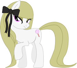 Size: 2999x2654 | Tagged: safe, artist:x-melancholy-x, imported from derpibooru, oc, oc only, earth pony, pony, bow, solo