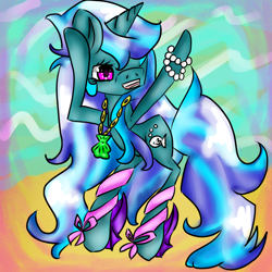 Size: 1024x1024 | Tagged: safe, artist:homegurrrllll, imported from derpibooru, oc, oc only, pony, unicorn, necklace, solo