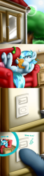 Size: 1280x5120 | Tagged: safe, artist:colarix, imported from derpibooru, oc, oc only, oc:colarix, oc:johan, book, comic, cute, door, reading, tumblr, underhoof