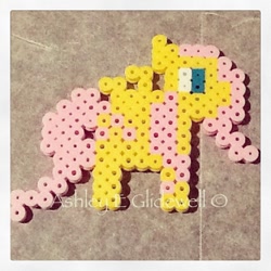 Size: 640x640 | Tagged: safe, artist:ashleyeglidewell, imported from derpibooru, fluttershy, beads