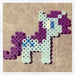 Size: 640x640 | Tagged: safe, artist:ashleyeglidewell, imported from derpibooru, rarity, beads, craft