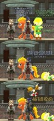 Size: 598x1337 | Tagged: safe, artist:php74, imported from derpibooru, fox, pony, 3d, comic, crossover, falco lombardi, firefox, fox mccloud, gmod, konami, link, metal gear, metal gear solid, miles "tails" prower, nintendo, ponified, sonic the hedgehog (series), star fox, the legend of zelda, toon link, zelda: the wand of gamelon