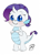 Size: 509x700 | Tagged: safe, artist:pia-sama, imported from derpibooru, rarity, dragon, baby dragon, cute, dragoness, dragonified, female, horn, raribetes, raridragon, solo, species swap