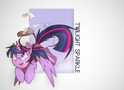 Size: 3160x2304 | Tagged: safe, artist:glacierponi, imported from derpibooru, twilight sparkle, alicorn, pony, female, glasses, letter, mailpony, mare, solo, twilight sparkle (alicorn)