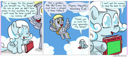 Size: 850x381 | Tagged: safe, artist:fadri, imported from derpibooru, derpy hooves, oc, oc:snowdrop, pegasus, pony, comic:and that's how equestria was made, and that's how equestria was made, blind joke, comic, crying, female, magic eye, mare, that's just cruel, this will end in tears, we are going to hell