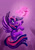 Size: 700x989 | Tagged: safe, artist:projectzuel, imported from derpibooru, twilight sparkle, alicorn, bird, pony, female, harry potter (series), magic, mare, patronus, solo, twilight sparkle (alicorn)