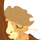 Size: 540x432 | Tagged: safe, artist:zat, imported from derpibooru, applejack, female, sleeping, solo