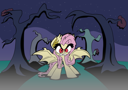 Size: 4299x3036 | Tagged: safe, artist:joeywaggoner, imported from derpibooru, fluttershy, bat pony, pony, bats!, female, flutterbat, race swap, solo