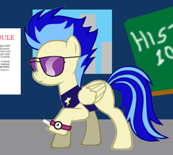 Size: 451x405 | Tagged: safe, imported from derpibooru, misty fly, oc, oc only, pegasus, pony, pony creator, solo, sunglasses, teacher, watch, wonderbolts