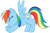 Size: 1043x685 | Tagged: safe, imported from derpibooru, rainbow dash, cute, dashabetes, female, solo