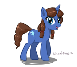 Size: 645x564 | Tagged: safe, artist:dominoblox, imported from derpibooru, pony, avatar the last airbender, crossover, katara, ponified, solo