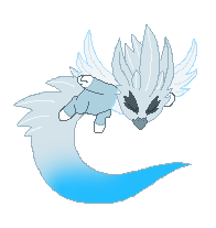 Size: 196x207 | Tagged: source needed, useless source url, safe, artist:princessamity, imported from derpibooru, oc, oc only, griffon, hybrid, pony, eyes closed, feather, pixel art, snow, snowball, solo, wings