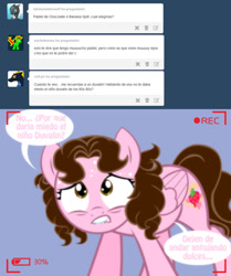 Size: 1236x1479 | Tagged: safe, artist:shinta-girl, imported from derpibooru, oc, oc only, oc:shinta pony, ask, duvalin, duvalin boy, solo, spanish, translated in the description, tumblr