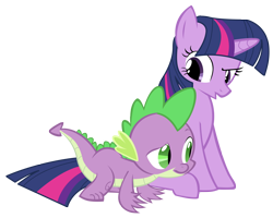 Size: 2500x2001 | Tagged: safe, artist:l33sah, imported from derpibooru, spike, twilight sparkle