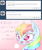 Size: 500x590 | Tagged: safe, artist:faikie, imported from derpibooru, rainbow dash, ask, baka, female, implied lesbian, implied shipping, implied twidash, lesbian, rainbow douche, shipping, solo, tsundere, tumblr, twidash