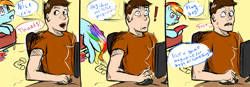 Size: 1530x533 | Tagged: safe, artist:globalpredatorx, imported from derpibooru, rainbow dash, human, playboy