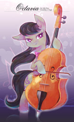 Size: 642x1050 | Tagged: safe, artist:shimabo, imported from derpibooru, octavia melody, cello, female, musical instrument, solo