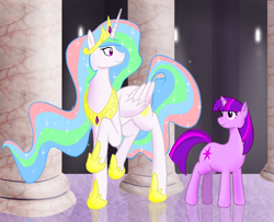 Size: 800x650 | Tagged: safe, artist:livinlovindude, imported from derpibooru, princess celestia, twilight sparkle