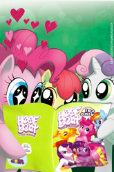 Size: 800x1213 | Tagged: safe, edit, idw, imported from derpibooru, apple bloom, pinkie pie, sweetie belle, hoofbeat