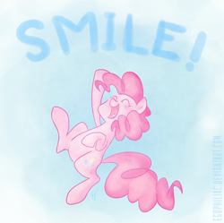 Size: 700x697 | Tagged: safe, artist:egophiliac, imported from derpibooru, pinkie pie, earth pony, pony, female, solo