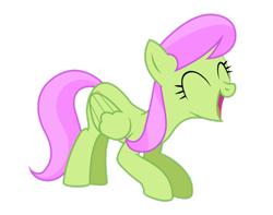 Size: 1024x807 | Tagged: safe, artist:bluemeganium, imported from derpibooru, merry may, pegasus, pony, ^^, cute, eyes closed, female, laughing, mare, merrybetes, simple background, solo, transparent background, vector