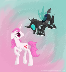 Size: 1784x1946 | Tagged: safe, artist:hornedsheep, imported from derpibooru, oc, oc only, changeling, pony, unicorn