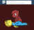 Size: 732x637 | Tagged: safe, artist:autonomous-zed, imported from derpibooru, big macintosh, spitfire, earth pony, pegasus, pony, animated, ask, bellyrubs, blushing, female, grimdark big mac, macinfire, male, mare, shipping, stallion, straight, tumblr