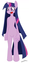 Size: 731x1559 | Tagged: safe, artist:otakon, imported from derpibooru, twilight sparkle, anthro