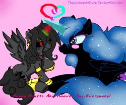 Size: 660x550 | Tagged: safe, artist:theumbreondude, imported from derpibooru, nightmare moon, oc