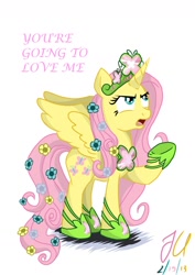 Size: 1024x1448 | Tagged: safe, artist:teammagix, imported from derpibooru, fluttershy, alicorn, pony, alicornified, annoyed, fluttercorn, race swap