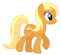 Size: 6240x5679 | Tagged: dead source, safe, artist:solusjbj, imported from derpibooru, apple cobbler, earth pony, pony, absurd resolution, apple family member, background pony, female, mare, simple background, solo, transparent, transparent background, vector