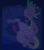 Size: 700x800 | Tagged: safe, artist:the weaver, artist:weaver, imported from derpibooru, spike, twilight sparkle, bed, female, gif, male, non-animated gif, older, shipping, sleeping, straight, teenage spike, twispike