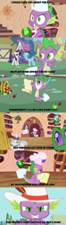 Size: 1000x3378 | Tagged: safe, imported from derpibooru, screencap, spike, just for sidekicks, secret of my excess, parody, this day aria