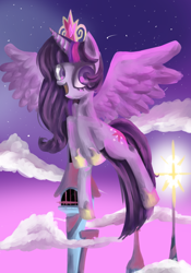 Size: 700x1000 | Tagged: dead source, safe, artist:barkthebear, imported from derpibooru, twilight sparkle, alicorn, pony, twilight sparkle (alicorn)