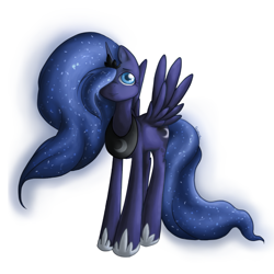Size: 550x550 | Tagged: safe, artist:sugarbri21, imported from derpibooru, princess luna, pony, female, solo