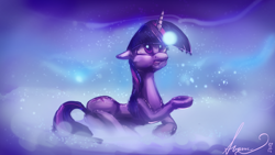 Size: 1600x900 | Tagged: safe, artist:alumx, imported from derpibooru, twilight sparkle, pony, female, solo