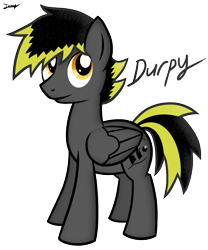 Size: 1000x1200 | Tagged: safe, artist:chainchomp7, imported from derpibooru, oc, oc only, oc:durpy, pegasus, pony, male, stallion