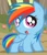 Size: 849x986 | Tagged: safe, artist:dragoart, imported from derpibooru, rainbow dash, pony, chibi, female, solo