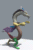 Size: 400x600 | Tagged: dead source, safe, artist:uncommented, imported from derpibooru, discord, 3d, animated, blender, dancing, discord dance, model, running man, shuffle