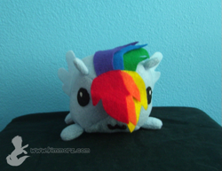 Size: 719x555 | Tagged: safe, artist:kimmorz, imported from derpibooru, rainbow dash, doll, irl, photo, plushie, toy